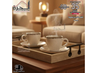 فناجين قهوة فخار 6 قطع