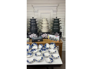 طقم طناجر جرانيت ثقيل بجودة عالية