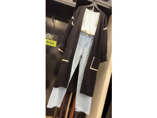 جكيت صوف طويل