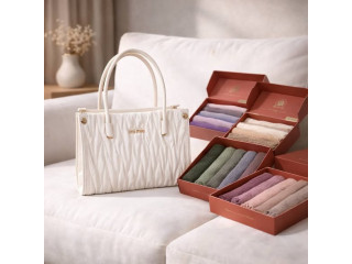 تنسيق الشال والشنطة