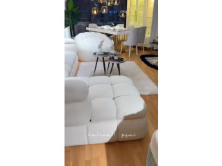 Modern White Sofa Set