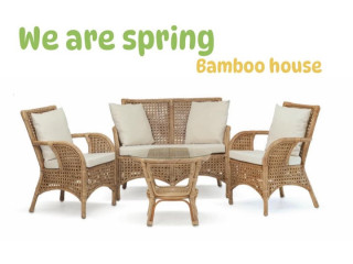 أفخم وأقوى موديلات أثاث الخيزران الطبيعي