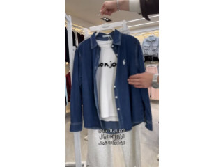 Denim Shirt and T-Shirt Combo