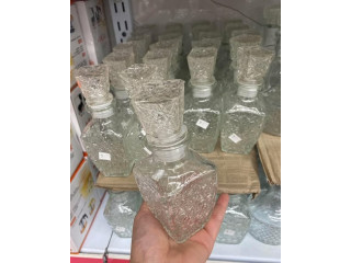 Glass Bottle with Decorative Cap