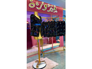 Embroidered Black Jacket