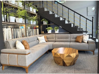 Modern Sectional Sofa with Coffee Table