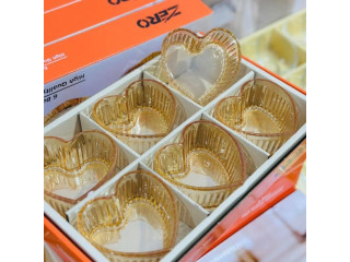 طقم صحون 6 قطع حجم وسط