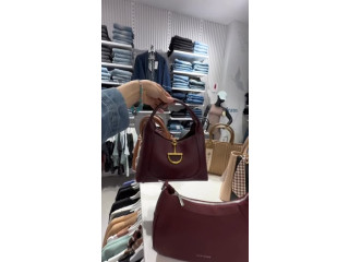 Stylish Burgundy Handbag