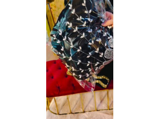 Elegant Black Wedding Headpiece