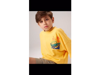 Yellow T-shirt with Truck Design