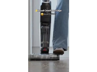 مكنسة بيسل CrossWave OmniForce Edge عامودية لاسلكية 4000E، أسود وأزرق