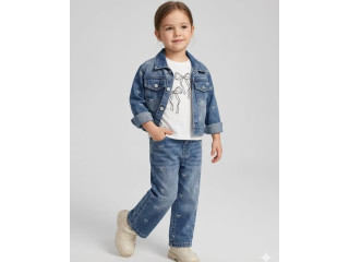 طقم جينز بناتي