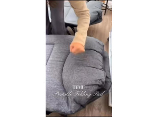 كرسي وسرير متنقل مع فرشة