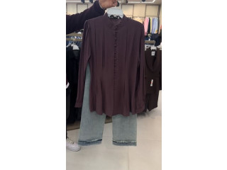 Purple Button-Up Shirt