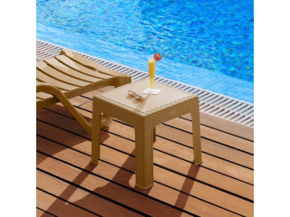 طربيزة سامبا رتان مربعة