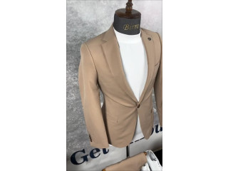 Beige Suit Jacket