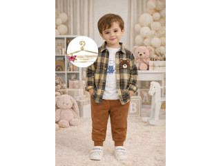 طقم ماركة ٣ قطع ❤️ سنتين. ٣ سنوات. ٤ سنوات