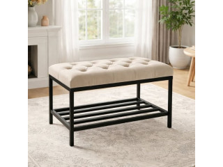 مقعد تنجد مع قواعد معدن صناعة محلية