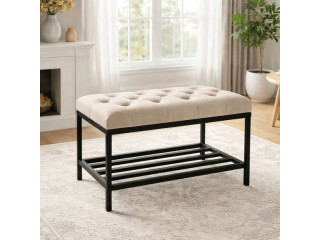 مقعد تنجد مع قواعد معدن صناعة محلية