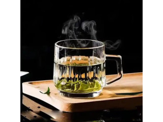 كاسات شاي أو نسكافيه زجاج شفاف من blinkmax