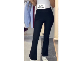 Black Flared Pants
