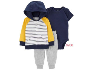 طقومة ربيعي قطن 3 قطع