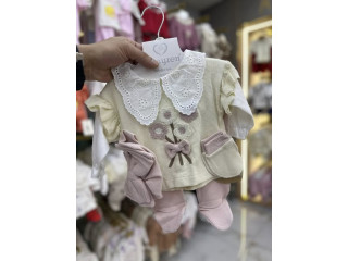 Baby Outfit with Floral Design