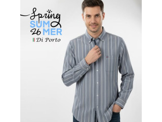 قميص من Di Porto بقصّة Slim Fit