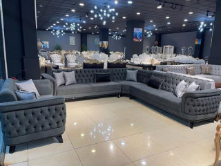 Stylish Grey Sectional Sofa