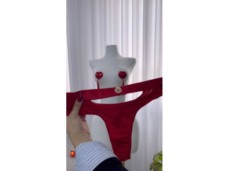 Red Lingerie Set