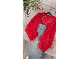 Stylish Red Blouse