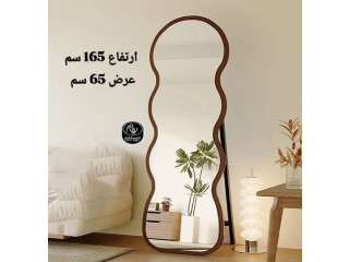 مراية إطار خشب أكبر حجم