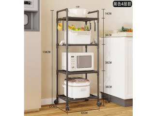 رف مطبخ متعدد الاستخدام متكون من 4 طبقات