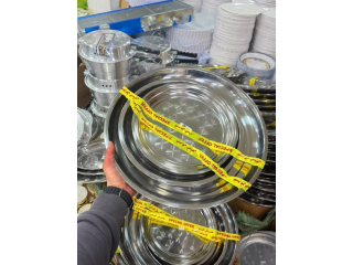 طقم صواني ستانلس 3 قطع