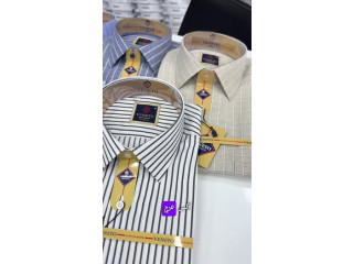 قمصان تركية نص كم بتصميم أنيق وخامة مميزة وفخمة