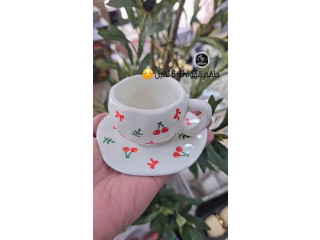 Ceramic Cup and Saucer Set