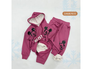 تريننج بناتي ديزني مبطنة فرو