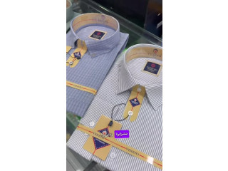 قمصان تركية كم كامل مقلم بتصميم أنيق وخامة مميزة وفخمة