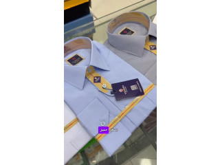 قمصان تركية كم كامل سادة بتصميم أنيق