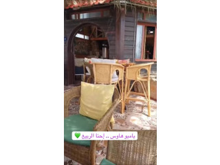 أثاث الخيزران الطبيعي