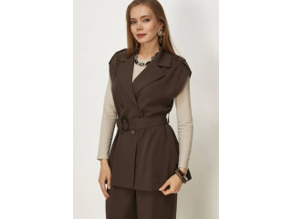 طقم الفينا قطعتين ڤست مع بنطلون