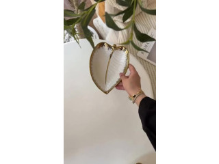 Heart-shaped decorative dish