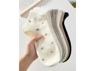 Floral Ankle Socks