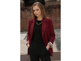 جاكيت الفينا قبة مع أزرار