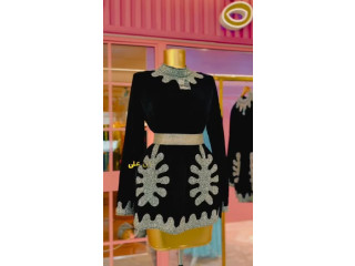 طقم فاااخر جداً من فيروزة بلوزة+بنطلون شك إيد بالكامل