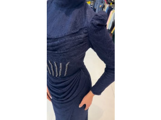 Elegant Navy Dress