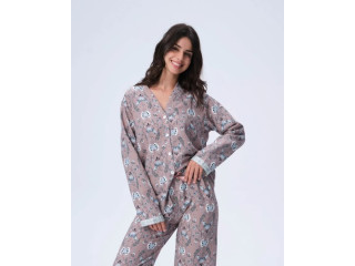 بيجامة ربيعي كم