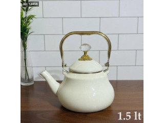 ابريق شاي زينكو بيج لميع يد ستانلس ذهبي