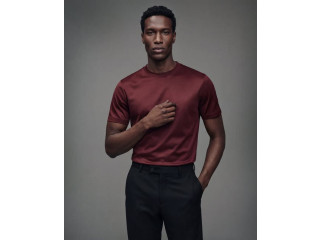 Men's Burgundy T-Shirt